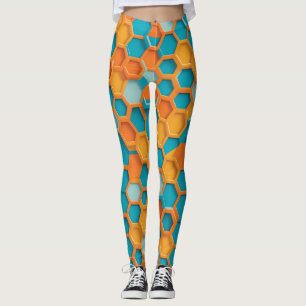Legging Hexágono moderno