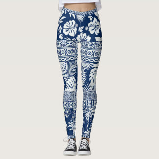 Legging Hibiscus, folhas: papel de parede do ornamento hav