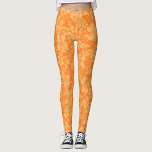 Legging Hibiscus Pareau afligiu tropicais havaianos