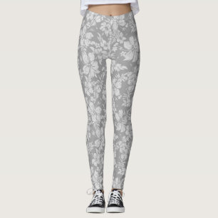 Legging Hibiscus Pareau afligiu tropicais havaianos