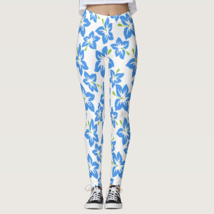 Legging Hibiscus Pattern