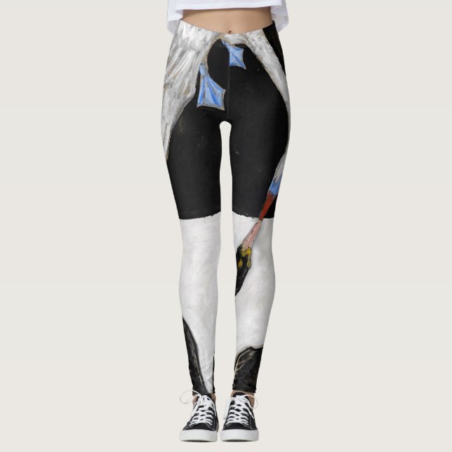 Legging Hilma Af Klint Swan N.o 1 (Frente)