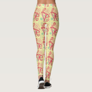 Legging Hippie Groovy - Sinal de Amor Thunder_Cove