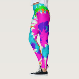 Legging holiES - Estilo de Batik Espiral de Energia