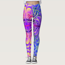 Legging Holly Leaf e Berry Colorful