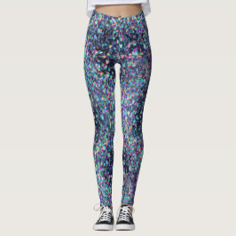 Legging Holographic Glitter Pattern – Iridescent Rainbow 