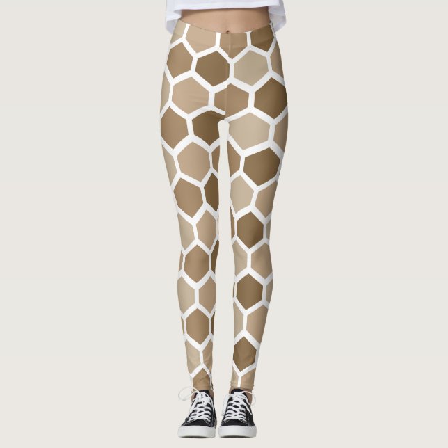 Legging Honeycomb in Sand (Frente)