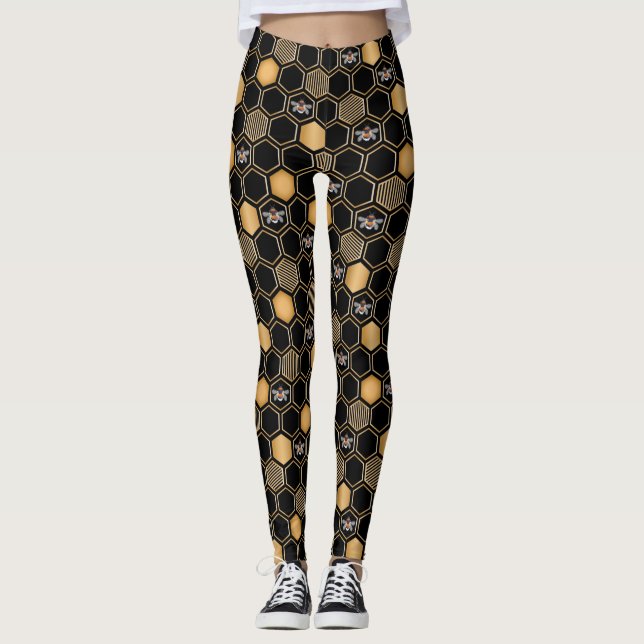 Legging Honeycomb Pattern (Frente)