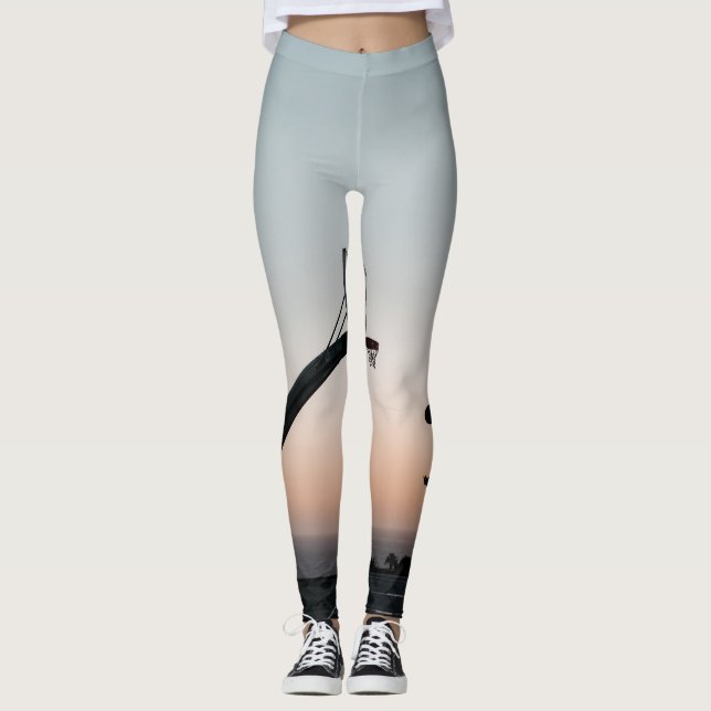 Legging Hoop de basquete incrível (Frente)