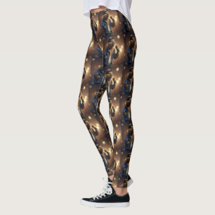 Legging "Howdy Harmonics: A Crônica de Denim, Capybara Cro