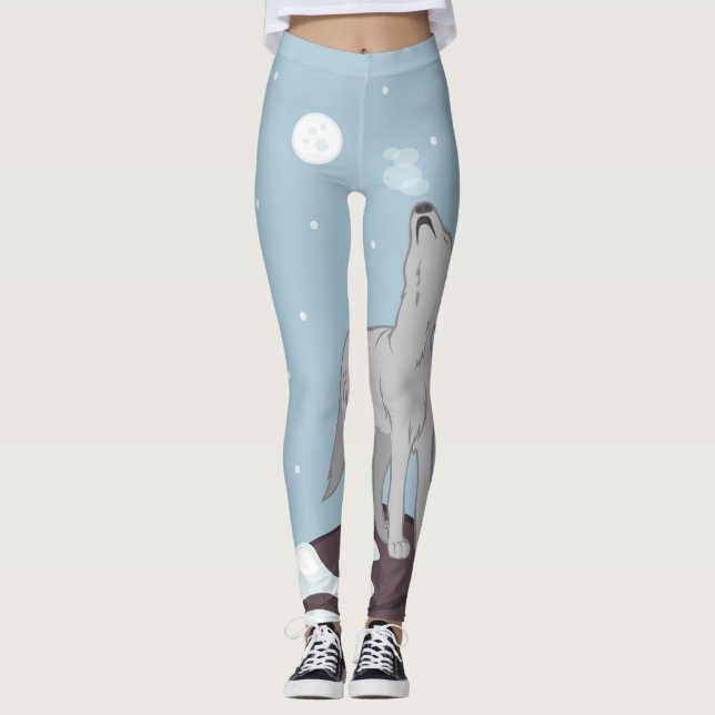 Legging Howling Artic Wolf (Frente)