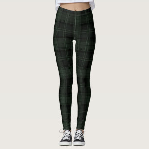Legging Hunter Green, Log Cabin, Marshland, Tartan; Xadrez