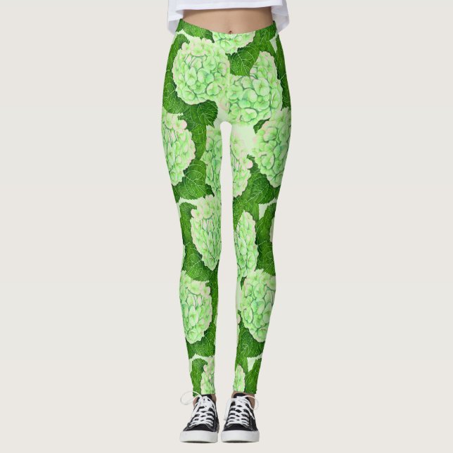Legging Hydrangea watercolor (Frente)
