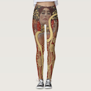 Legging Hygieia por Gustav Klimt, Arte Nouveau Antiga