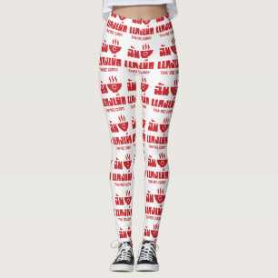 Legging I Heart (Love) Thai Red Curry