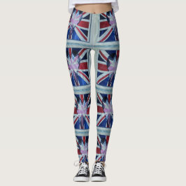 Legging I Love England Art Impressão