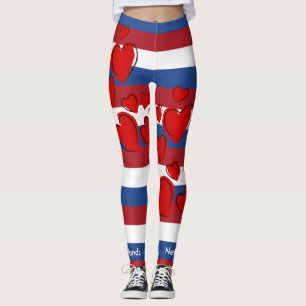 Legging I Love Holland, Flag dos Países Baixos