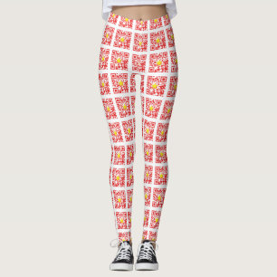 Legging I Love Vietnam (Tôi Yêu Viet Nam) Flag QR Code