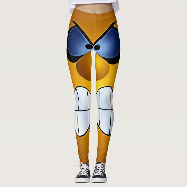 Legging ícone - estou muito irritado - (Frente)