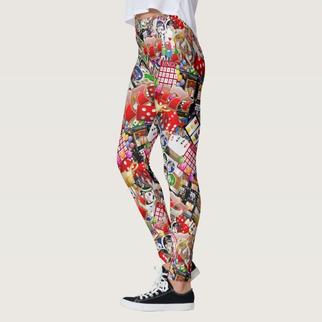 Legging Ícones de Las Vegas ~ Jolers Deliciosos (Esquerda)