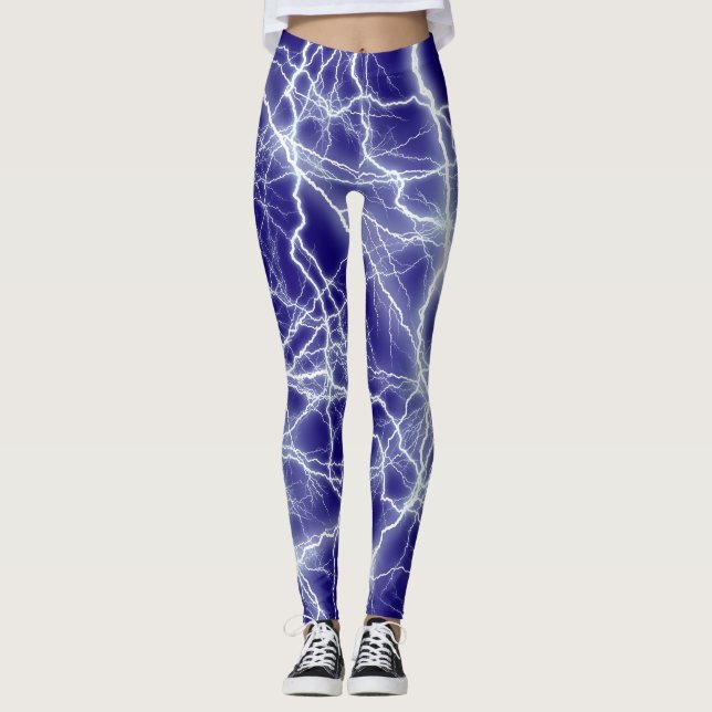 Legging Iluminação Elétrica Dispara Pernas (Frente)