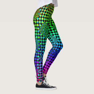 Legging Ilusão Checkered por Kenneth Yoncich