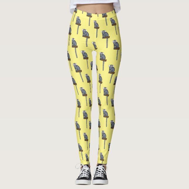 Legging Ilustração comum de desenho animado (Frente)