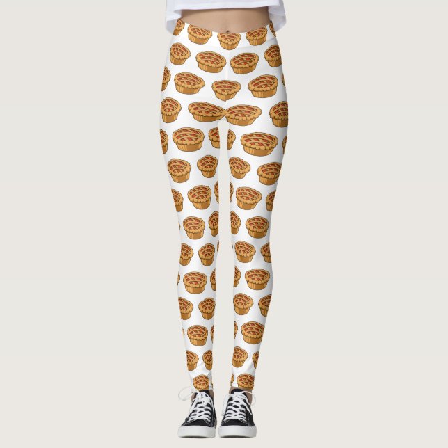 Legging Ilustração de desenho animado (Frente)