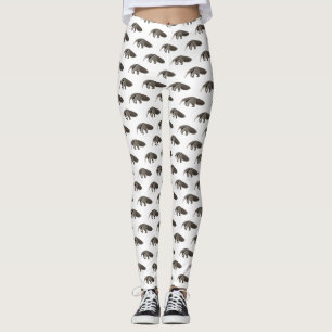 Legging Ilustração de desenho animado