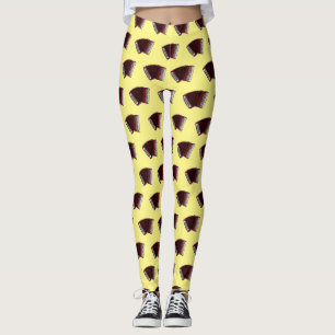 Legging Ilustração de desenho animado de Accordion