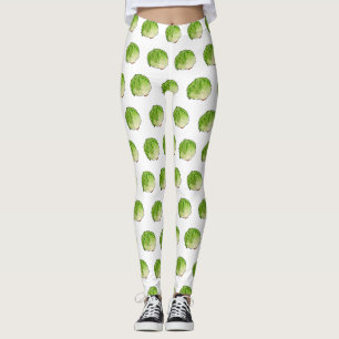Legging Ilustração de desenho animado de alface