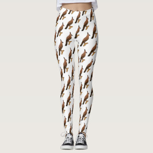 Legging Ilustração de desenho animado de ave-águia-gavião-