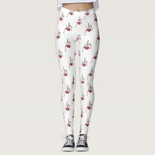 Legging Ilustração de desenho animado de Bagpipe