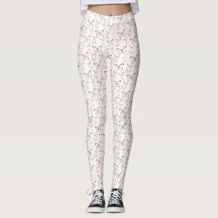 Legging Ilustração de desenho animado de borboleta de asa