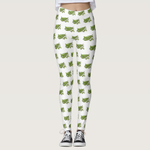 Legging Ilustração de desenho animado de ervilha