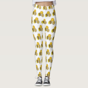 Legging Ilustração de desenho animado de limão