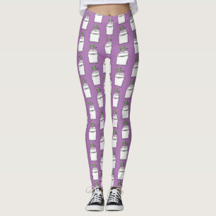 Legging Ilustração de desenho animado de máquina de lavar