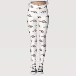 Legging Ilustração de desenho animado de Pangolin