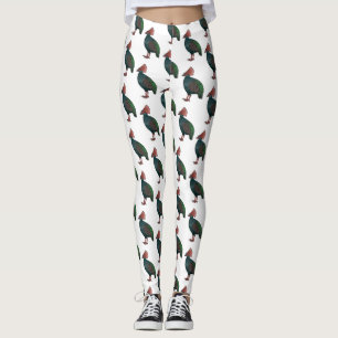 Legging Ilustração de desenho animado de pássaros de papag