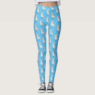 Legging Ilustração de desenho animado de pombo-jacobino