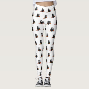 Legging Ilustração de desenho animado do empilhador