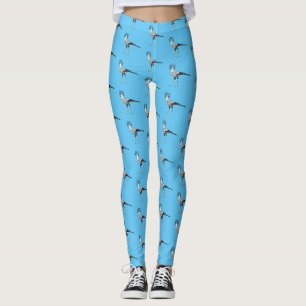 Legging Ilustração de desenho animado do Secretário Pássar