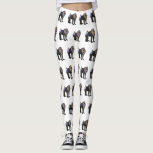 Legging Ilustração de desenho animado Mandrill