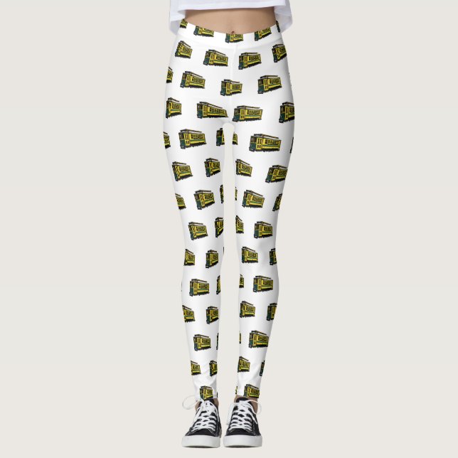 Legging Ilustração de desenho do carrinho de Mata (Frente)
