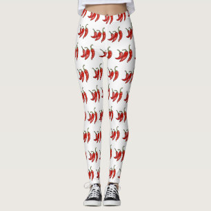 Legging Ilustração de desenho em chili