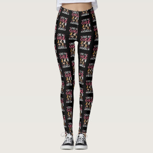 Legging Ilustração de Gato Minimalista Fofa, Divertida par
