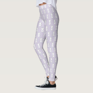 Legging Ilustração do Urso Polar Bonito