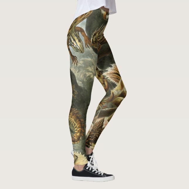 Legging Ilustração velha Lacertilia da forma de Ernst (Direita)