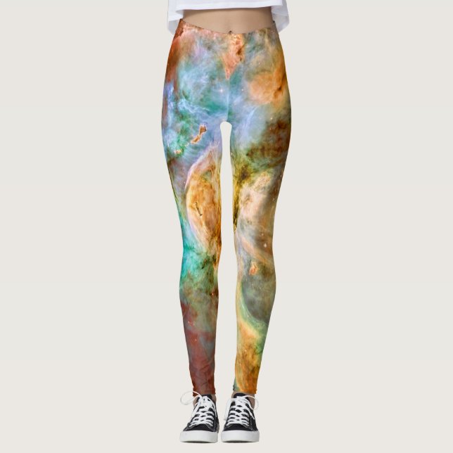 Legging Imagem da astronomia espacial externa Carina Nebul (Frente)