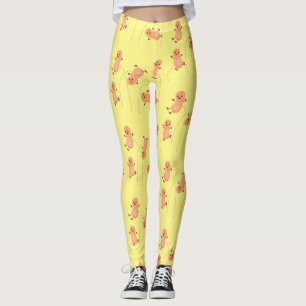 Legging Imagem de desenho animado de amendoins de salto fe